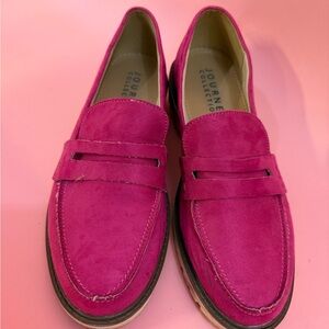 Journee Collection Fuchsia Loafers